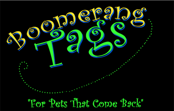 Boomerang Pet Tags