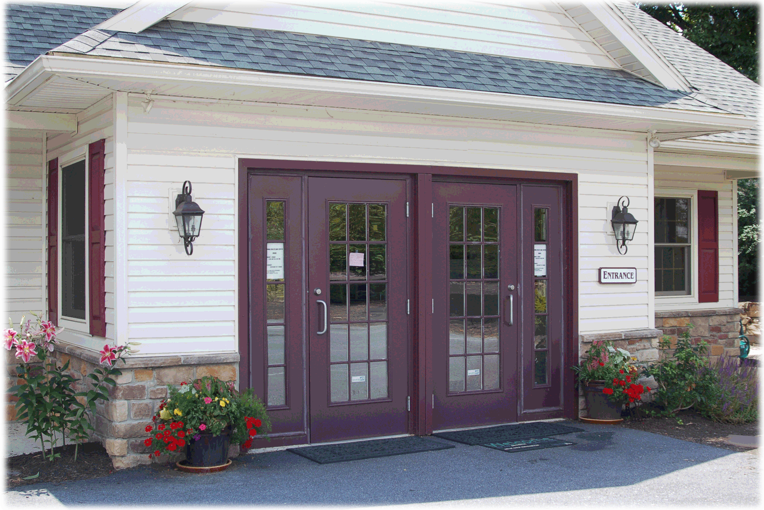 Entrance to the Animal Health Care Center of Hershey