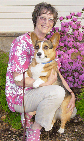 Dr.Kenworthy with her dog, Griffin