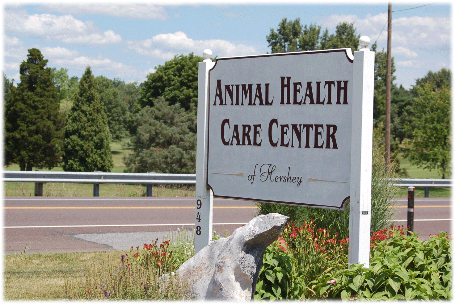 Animal Health Care Center of Hershey's Sign